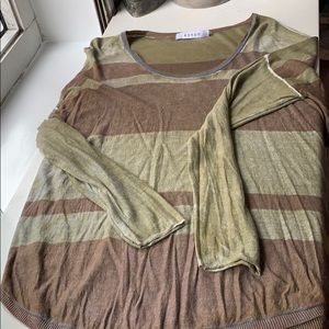 Silky-Soft Striped Kokun Sweater